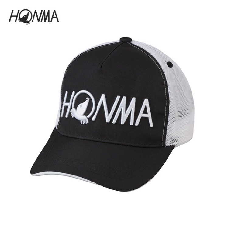 HONMA 高尔夫球帽子 运动时尚男帽 有顶遮阳透气691-317627