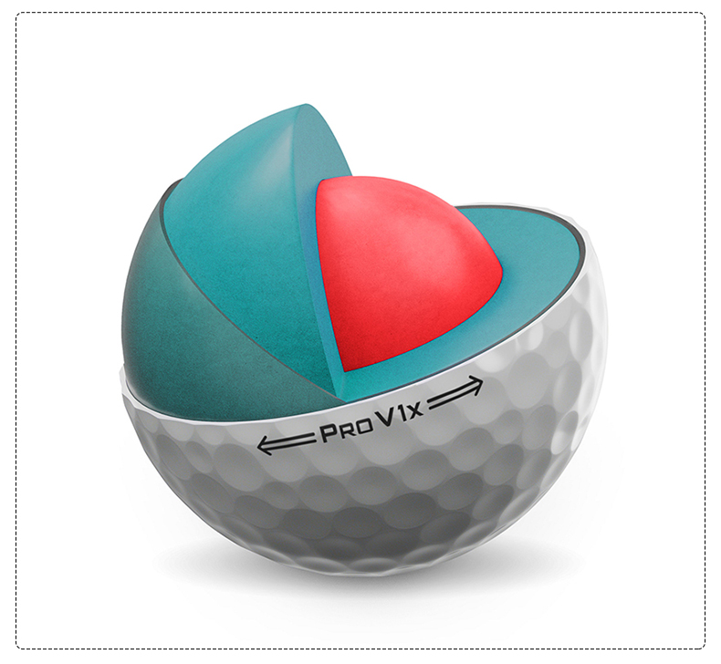 Titleist泰特利斯高尔夫球Pro V1x整体性能巡回赛球众选手信赖