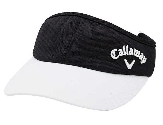 Callaway卡拉威高尔夫球帽女22夏季COLLECTION遮阳帽子白色无顶帽