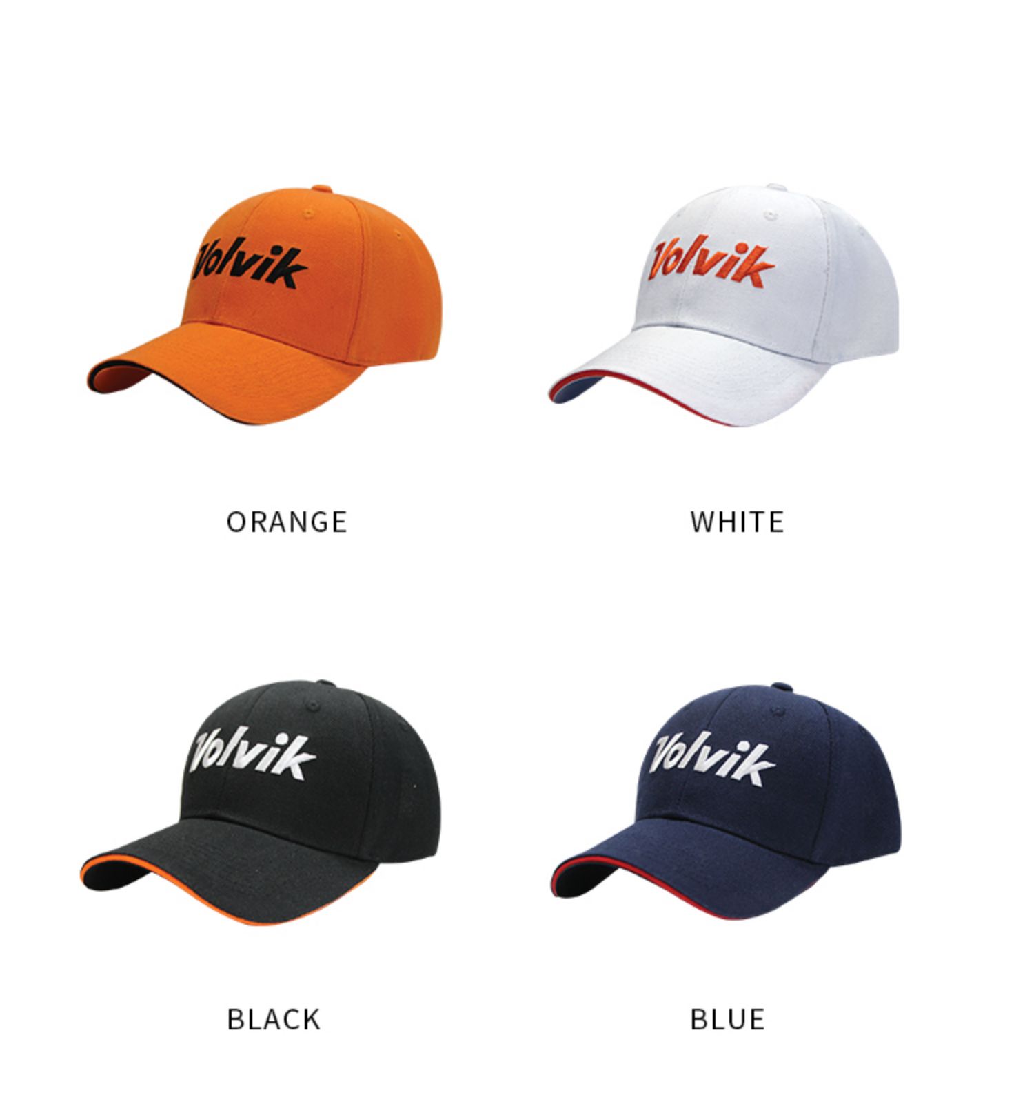 Volvik高尔夫帽子户外男女透气软顶运动防晒遮阳鸭舌职业golf夏帽