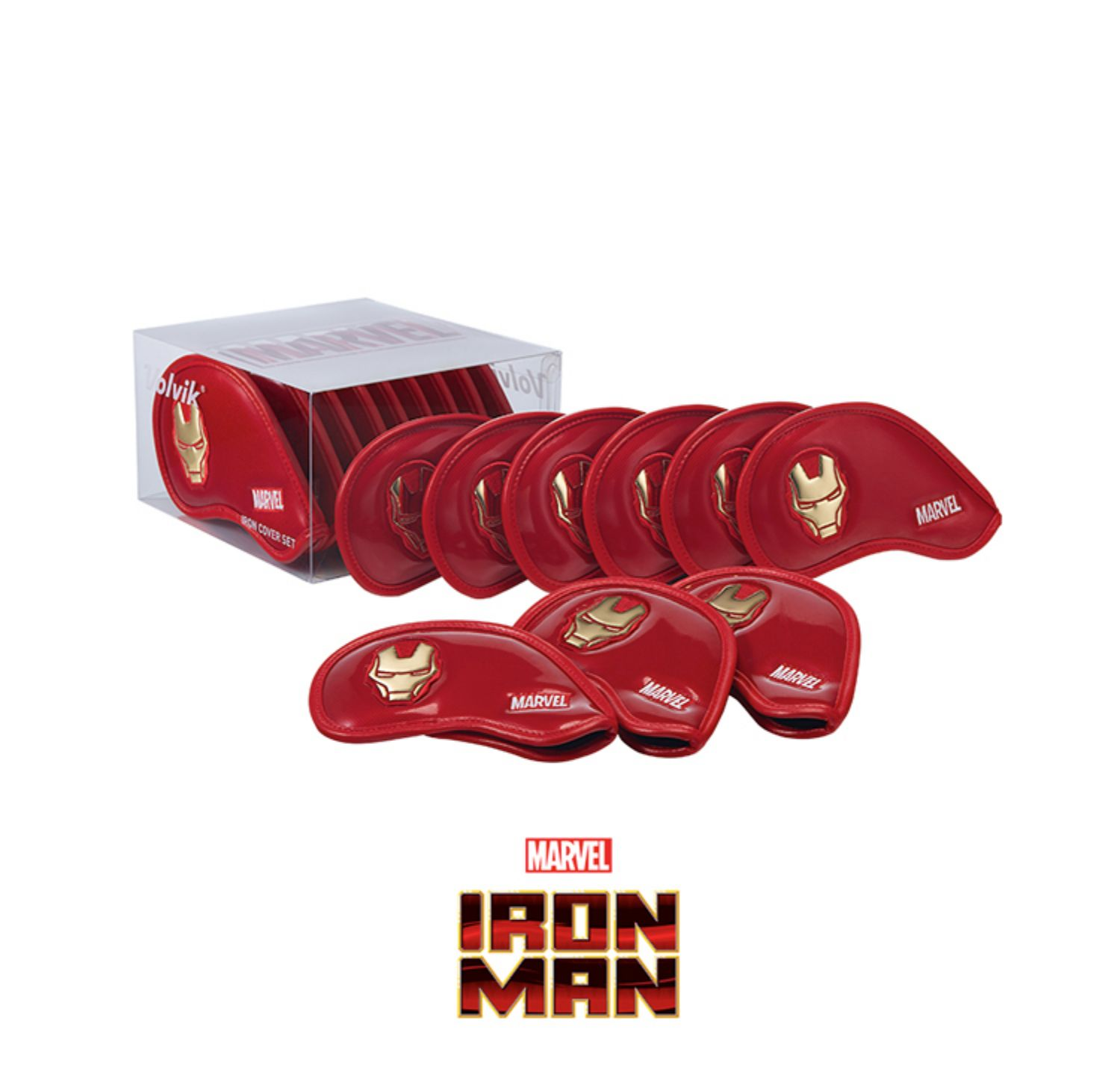 Volvik高尔夫球杆头套漫威款铁杆套美国长帽头套golf用品