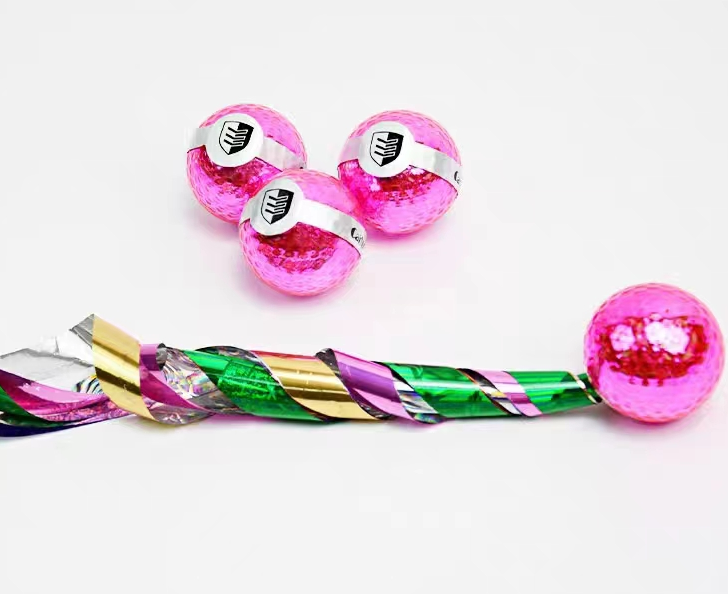 高尔夫彩带球 适用于开幕式用球各种活动赛事