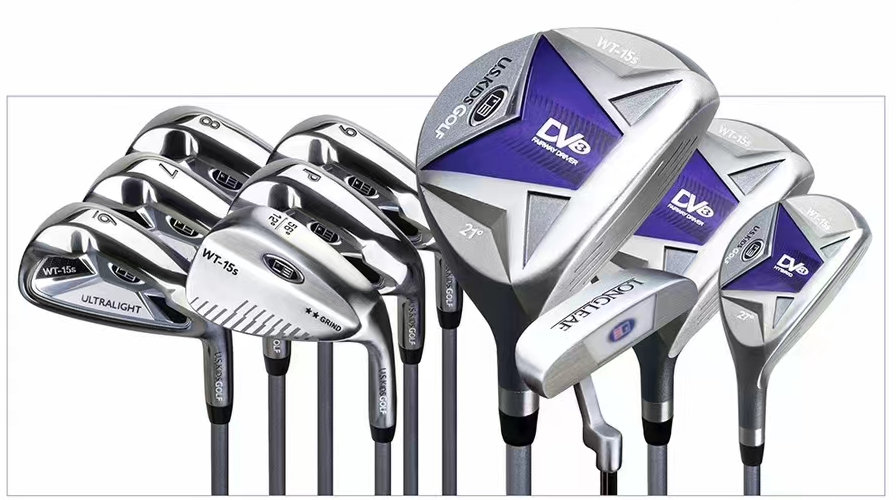 Uskids高尔夫球杆USK儿童青少年套杆TS3专业比赛职业款钛合金