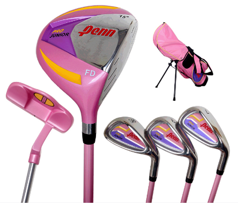 Penn球杆儿童套杆5支杆含球包 Penn5至7岁女孩下场比赛球杆正品特惠