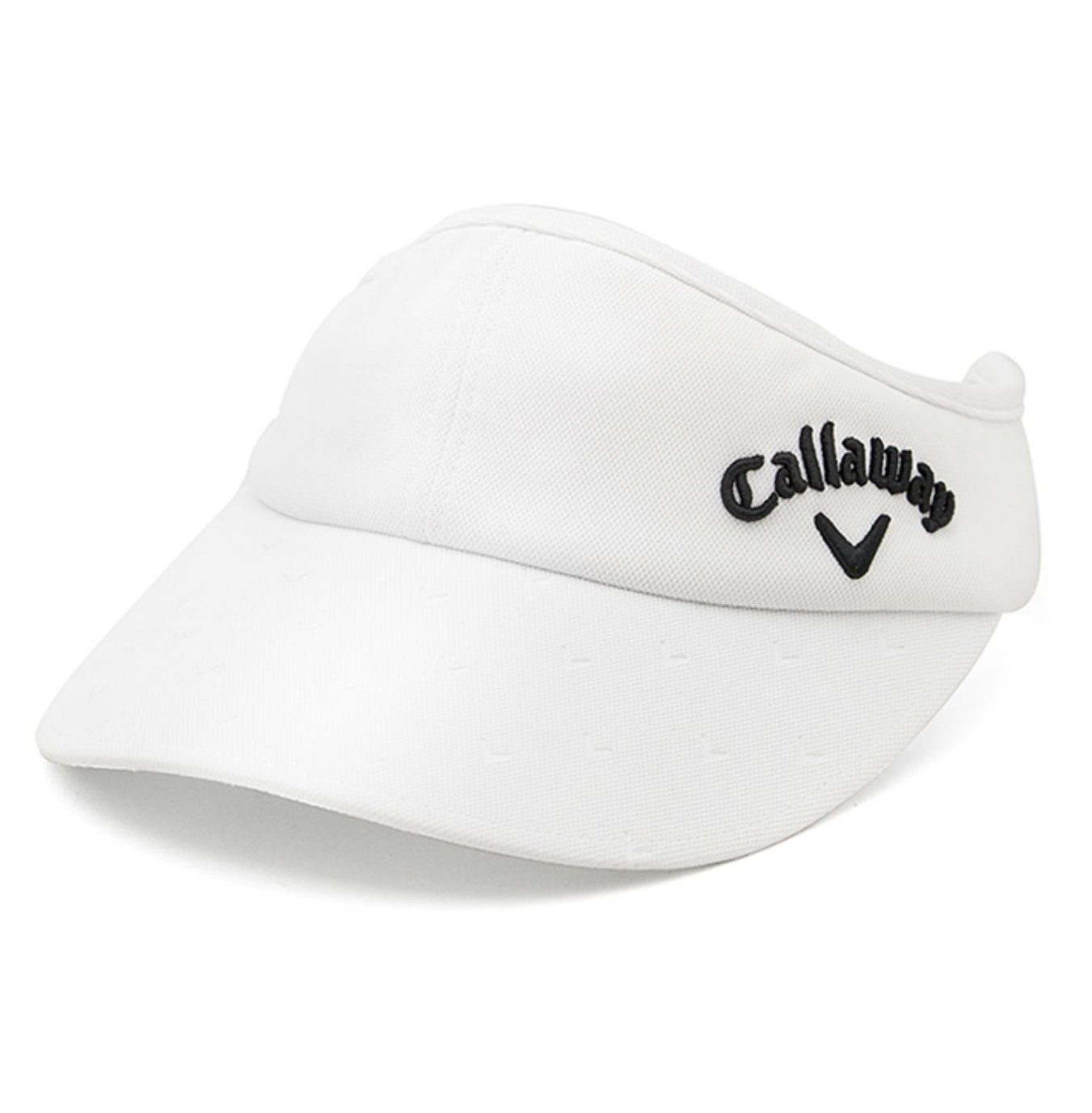 Callaway卡拉威高尔夫球帽女22夏季COLLECTION遮阳帽子白色无顶帽