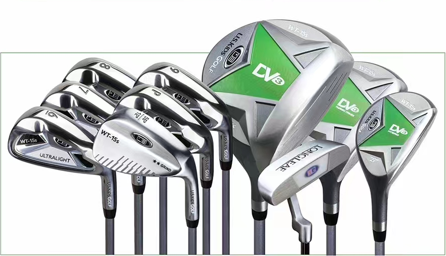 Uskids高尔夫球杆USK儿童青少年套杆TS3专业比赛职业款钛合金