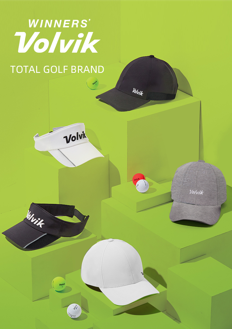 Volvik高尔夫帽子户外男女透气软顶运动防晒遮阳鸭舌职业golf夏帽
