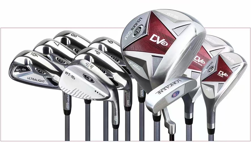 Uskids高尔夫球杆USK儿童青少年套杆TS3专业比赛职业款钛合金