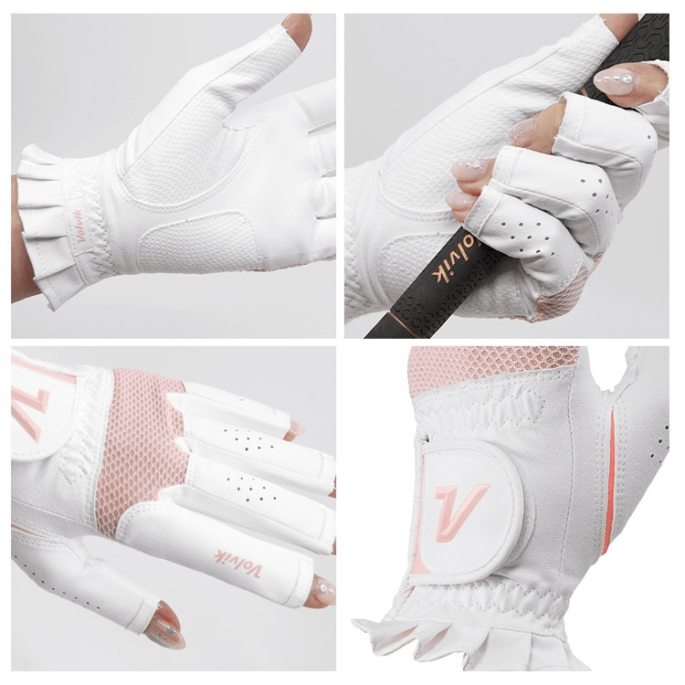 Volvik 高尔夫球女款美甲款手套荷叶边透气防滑耐磨礼品