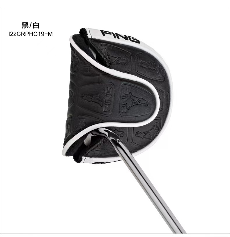PING高尔夫新款推杆杆头套防尘耐磨golf时尚百搭防锈球杆保护套