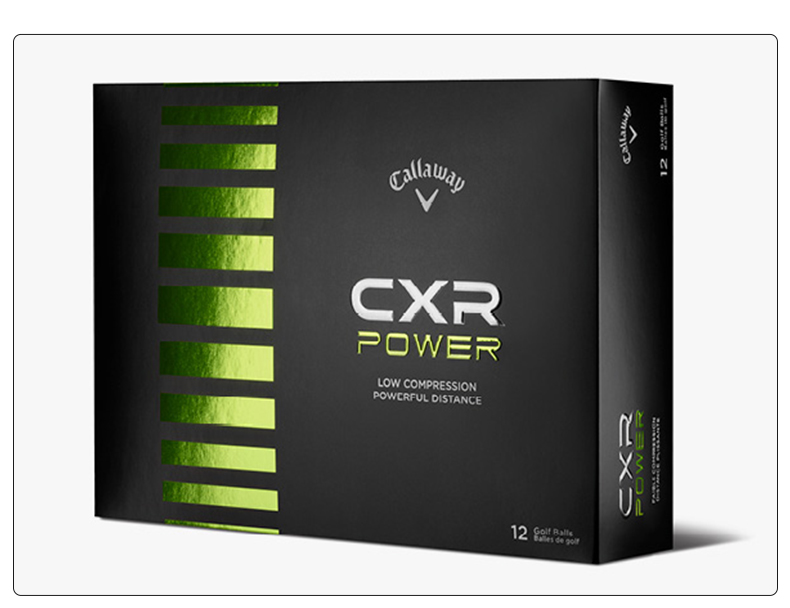 Callaway卡拉威高尔夫球全新CXR POWER远距高尔夫球两层球