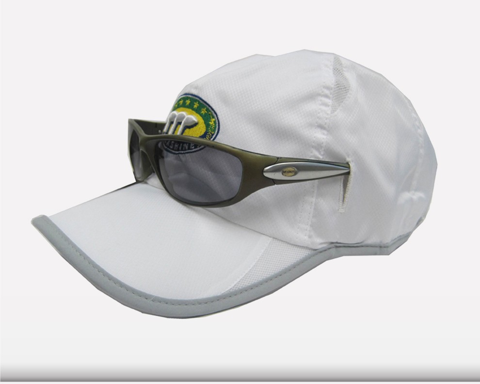 MEASHINE美晟高尔夫球帽男士 高尔夫遮阳帽子 带眼镜插孔 超轻款