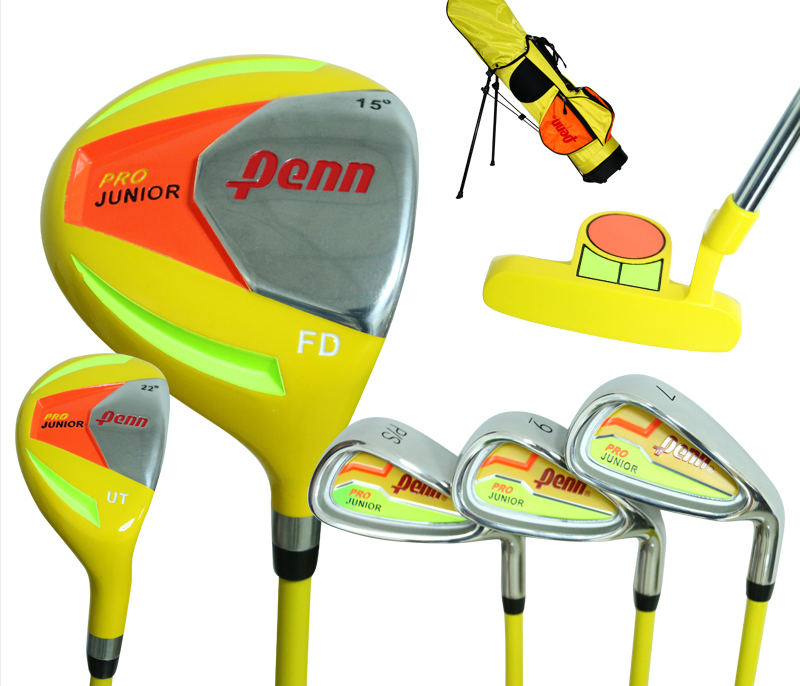 Penn球杆儿童高尔夫套杆6支杆含球包Penn8至10岁男孩下场比赛球杆正品特惠
