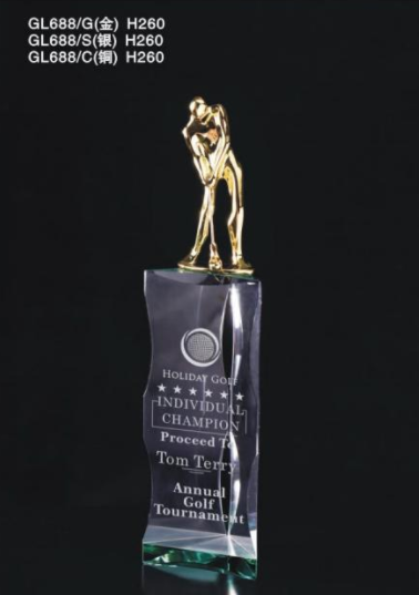 GOLF金属奖杯 款式精美 欢迎定制
