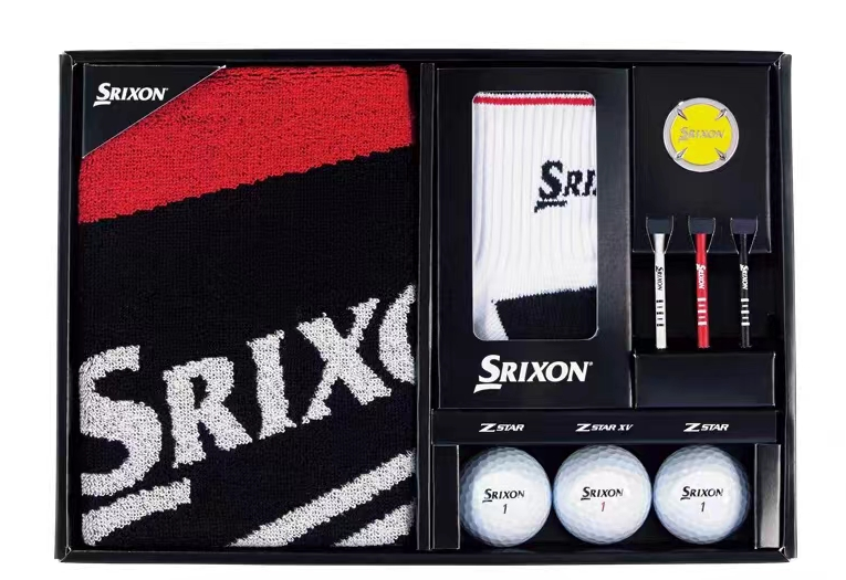 Srixon/史力胜高尔夫配件礼盒 golf用品毛巾 mark 球袜 球TEE套装