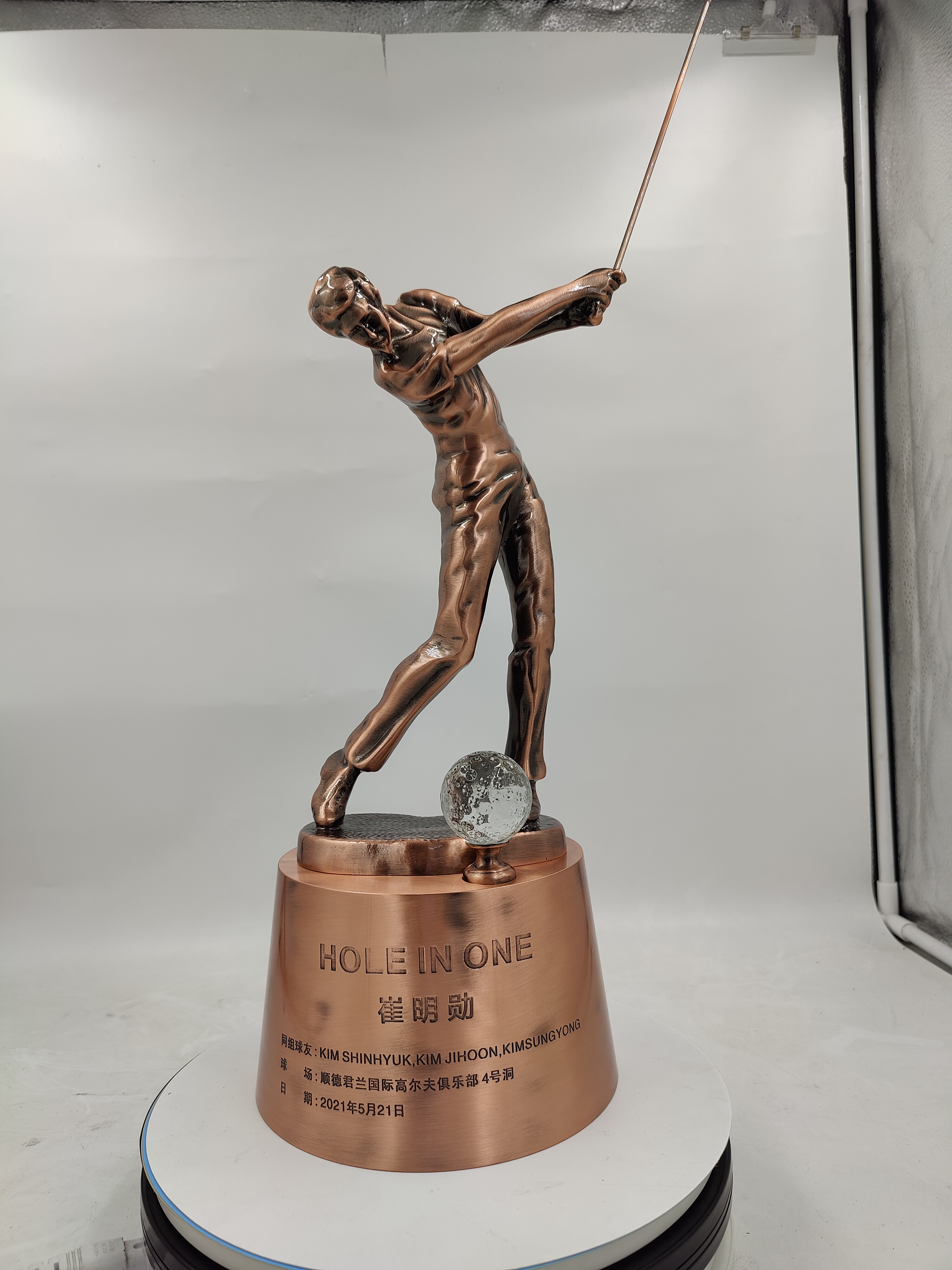 GOLF金属奖杯 款式精美 欢迎定制