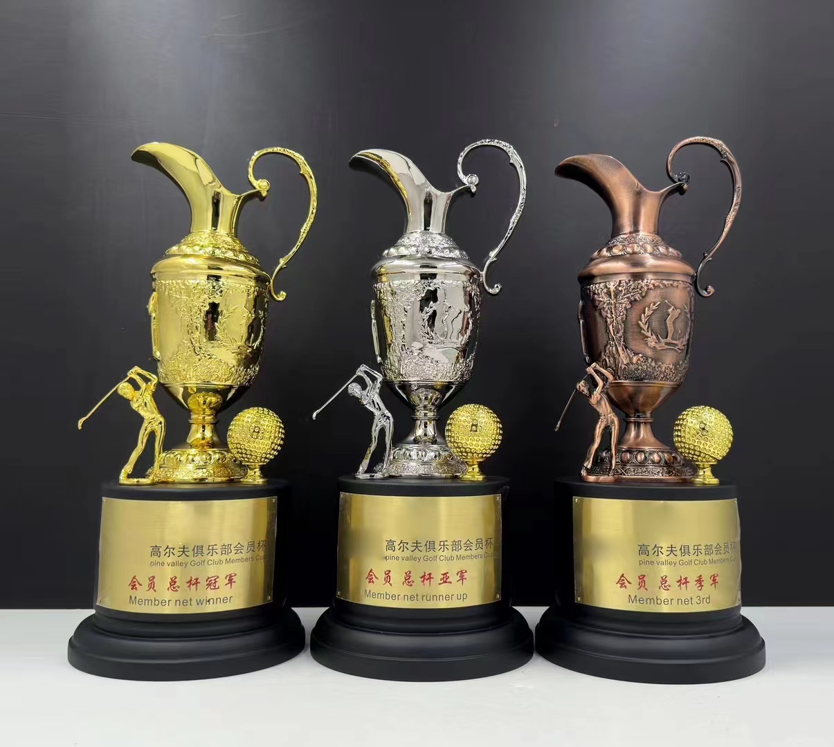 GOLF金属奖杯 款式精美 欢迎定制