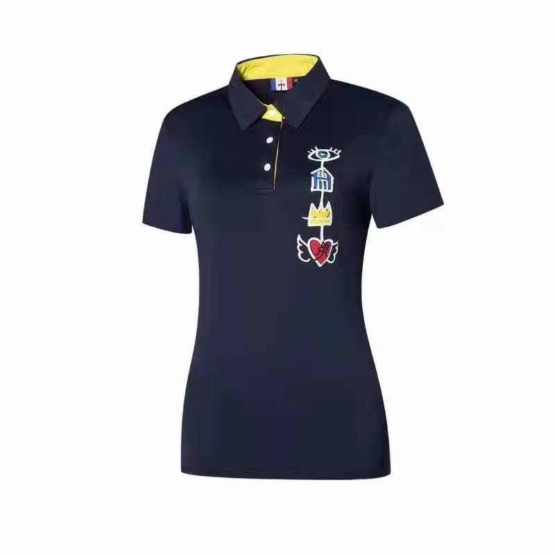 女士高尔夫赛服 舒适T-shirt【可定制logo】