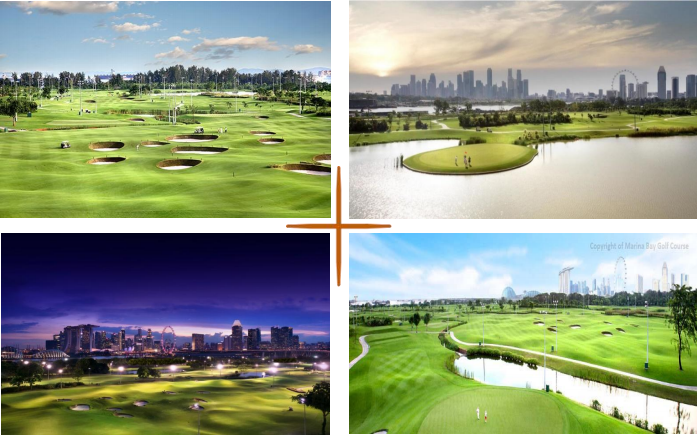 【新加坡】：拉古娜-大师场+滨海湾+圣淘沙5天4晚3球