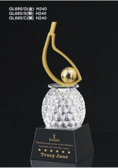 GOLF金属奖杯 款式精美 欢迎定制